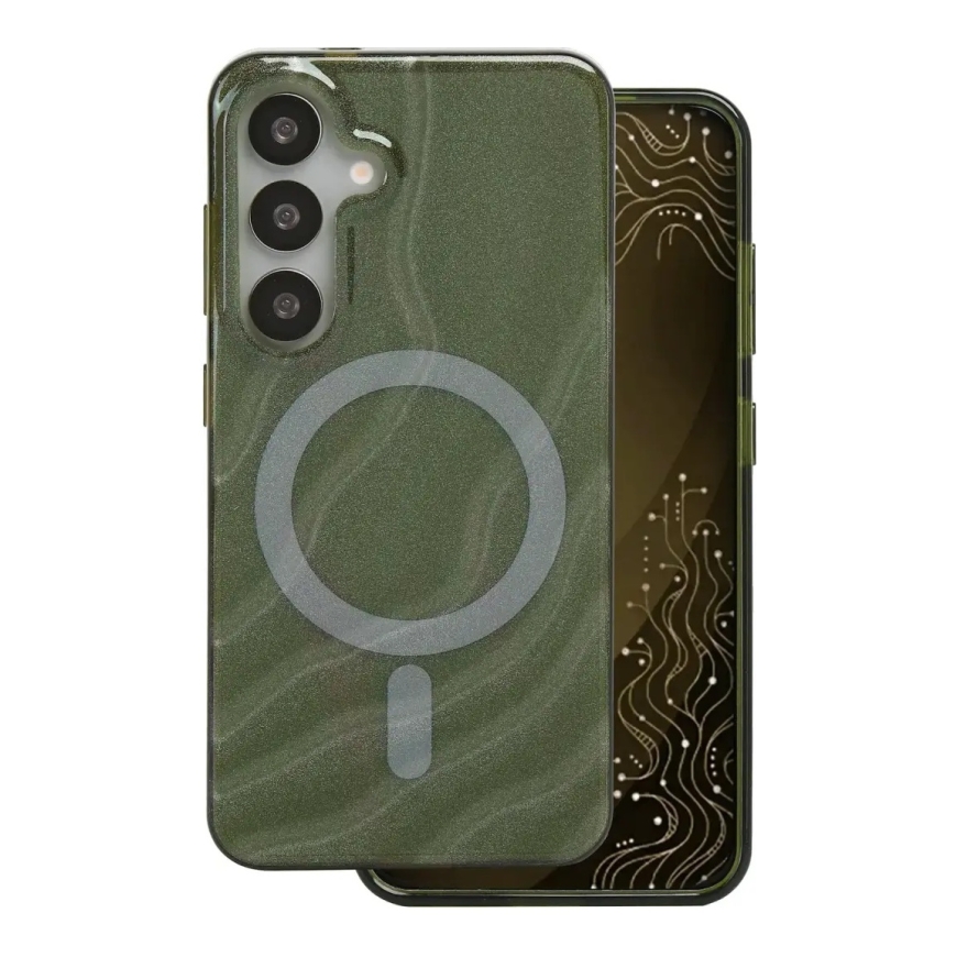 Tecto Shield Desert Mag case for Samsung Galaxy S25 dark olive – 2