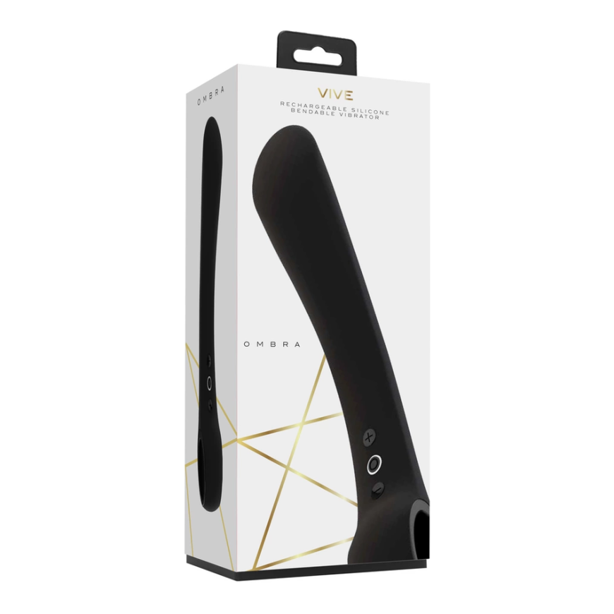 Vive By Shots Vive Ombra - Bendable Vibrator G-Spot - Black – 4