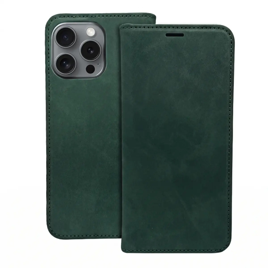 Smart Suede чехол-книжка для телефона Samsung Galaxy A16 5G (A166) зелёный