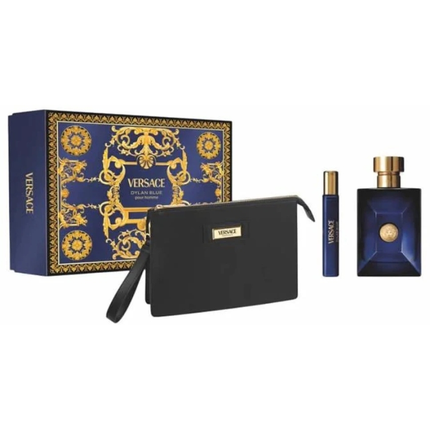Versace Dylan Blue Pour Homme Eau De Toilette Smidzinātājs, 100 ml Komplekts 3 Gab. – 2