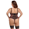 Cottelli Curves Bra Set black/red 95C/2XL Cottelli Curves Bra Set black/red 95C/2XL