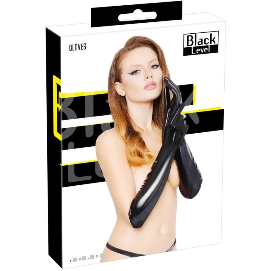 Black Level Vinyl Gloves L