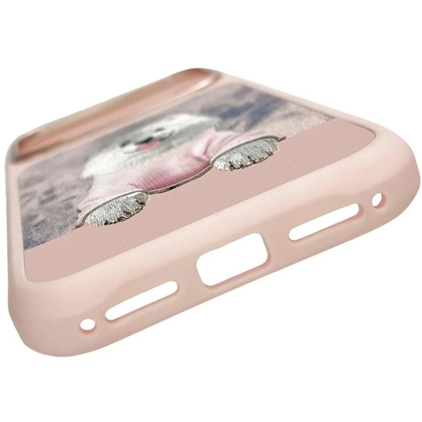 NIMMY Gentle Pets Series -koira suojakotelo, yhteensopiva MagSafe:n kanssa, suunniteltu IPHONE 18 Pro Max/17 Pro Max vaaleanpuna – 2
