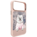 NIMMY Gentle Pets Series Dog Case, compatible with MagSafe, designed for IPHONE 18 Pro Max/17 Pro Max pink