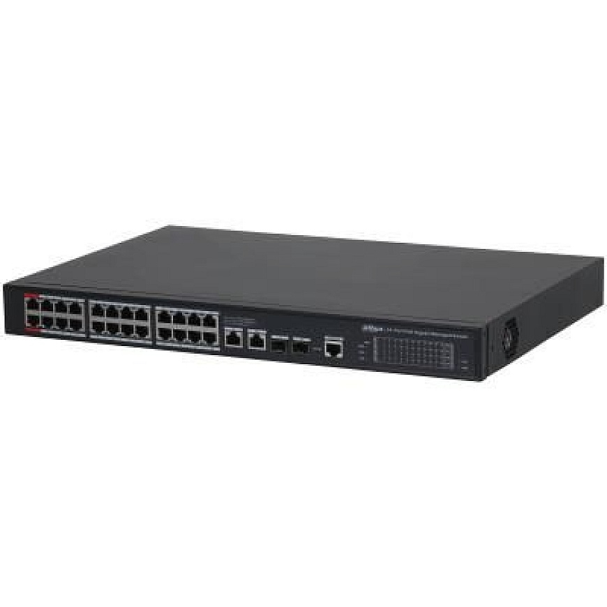 Slēdzis||Slēdža veids Pārvaldīts|Slēdža slānis L2|26xRJ-45 porti|RJ-45 portu tips Gigabit Ethernet (10/100/1000)|Power over Ethe