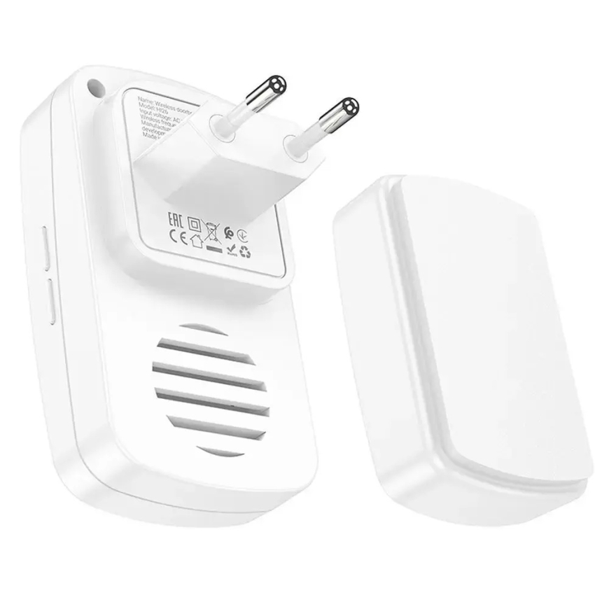 Battery-free wireless doorbell 230V Hoco HI26 white – 5