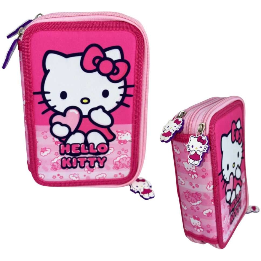 Manenti Hello Kitty trīskāršu zīmuļa soma – 3