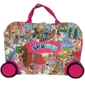 Travel Trefl Suitcase Kids Rolling Suitcase Spy Guy – Mission: The Lost Gdansk Treasures – pink small Travel Trefl Suitcase Kids Rolling Suitcase Spy Guy – Mission: The Lost Gdansk Treasures – pink small