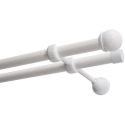Decastyl Double Curtain Rod FI 19 mm White 160 cm with Rings MAX KOWALSKI Decastyl Double Curtain Rod FI 19 mm White 160 cm with Rings MAX KOWALSKI
