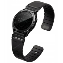 UNIQ Fluo x Smart-Fit aproce Garmin 26mm melnā krāsā