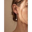 Brilio Silver Sidabrinis thread earrings with real pearl EA1289W Brilio Silver Sidabrinis thread earrings with real pearl EA1289W