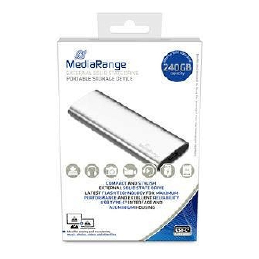 Väline SSD||Lugemise kiirus 450 MB/s|Kirjutamise kiirus 420 MB/s|Korpuse vorm M.2|NVMe Jah|240 GB|MR1101