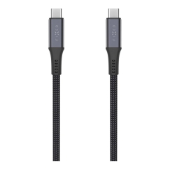 Оплетка кабеля USB-C/USB-C, 2м, USB4 gen2 20Gbps, 4K 60Hz, 240W | FIXDBP-CC2-GR