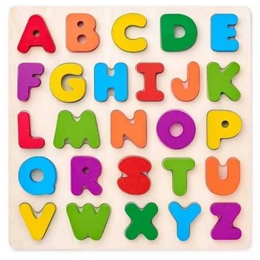 WOODYLAND ABC Пазл буквы на доске 90634 06345