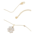 Armani Gold Plated Necklace with Crystals Four-Leaf Clover EGS3347710 Armani Gold Plated Necklace with Crystals Four-Leaf Clover EGS3347710