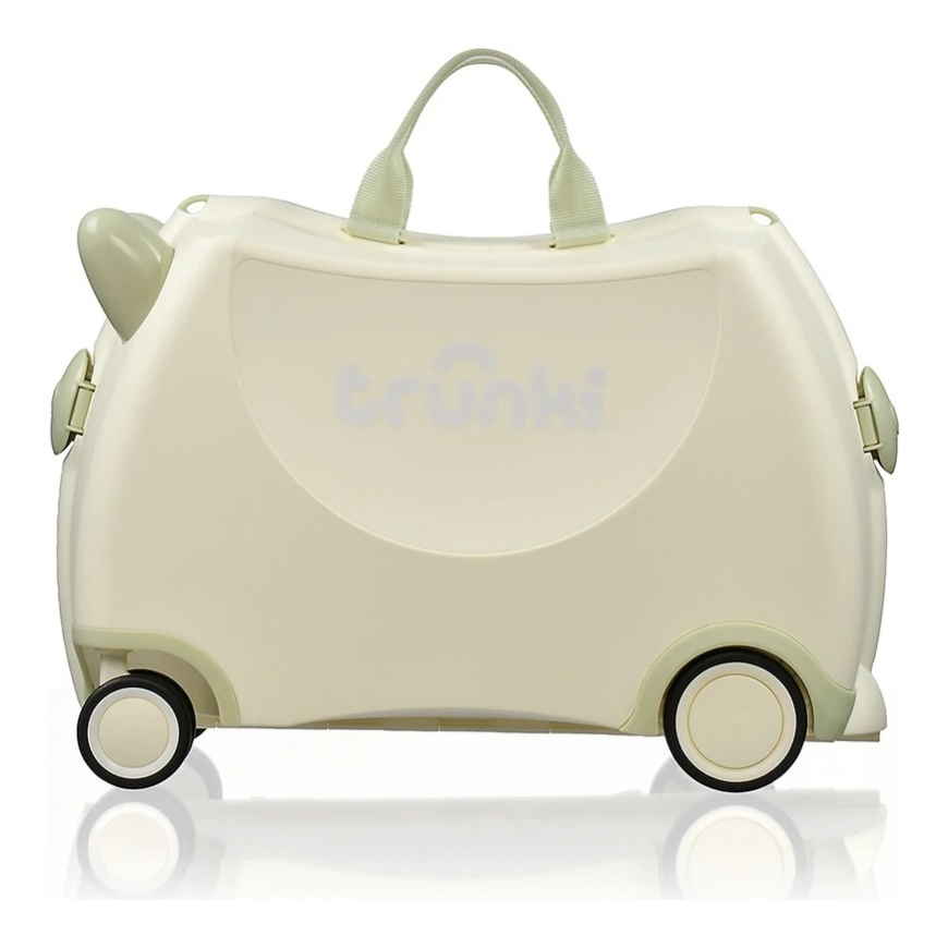 Kelioninis JetWorld TRUNKI GLIDE 360 vientisa balta-vaikiška kelioninė lagaminė (TRU0136) – 2