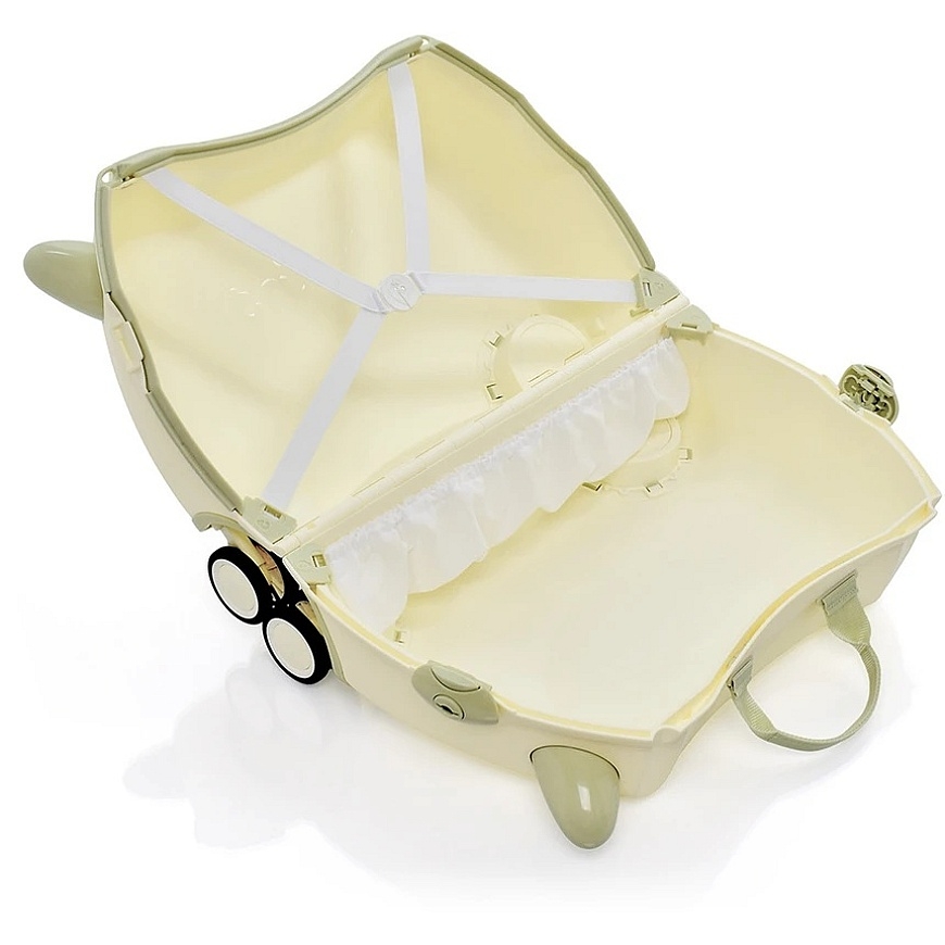 JetWorld TRUNKI GLIDE 360 Ühtne Valge - Laste Reisikohver (TRU0136) – 3