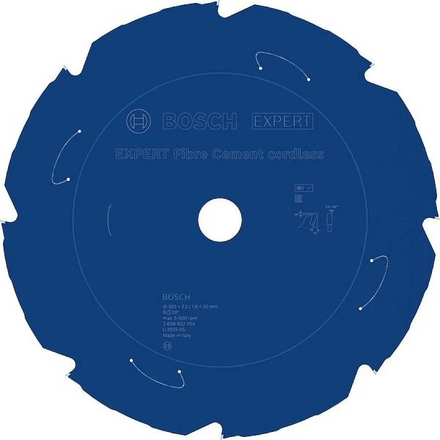 Bosch Expert kuitsementtileikkausterä 305x30x2.2/1.6x8T – 2