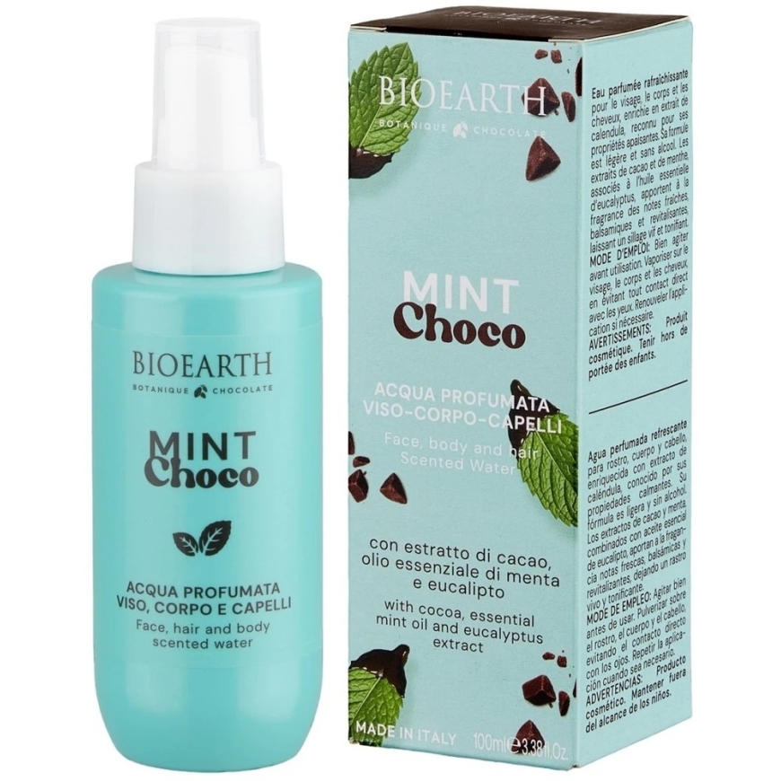Bioearth Mint Choco Nourishing Spray for Body, Face, and Hair, 100 ml – 2