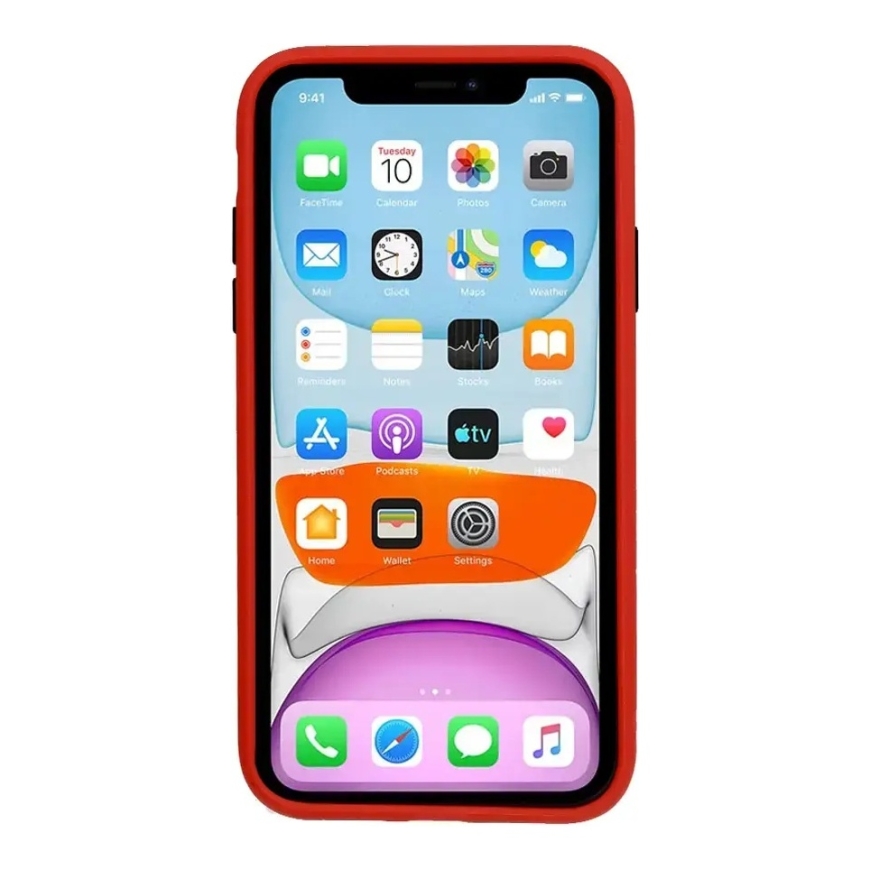 Vennus Color Button Bumper Samsung Galaxy S21 Ultra Sarkans – 3