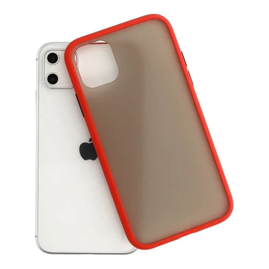 Vennus Color Button Bumper Samsung Galaxy S21 Ultra Raudona – 4