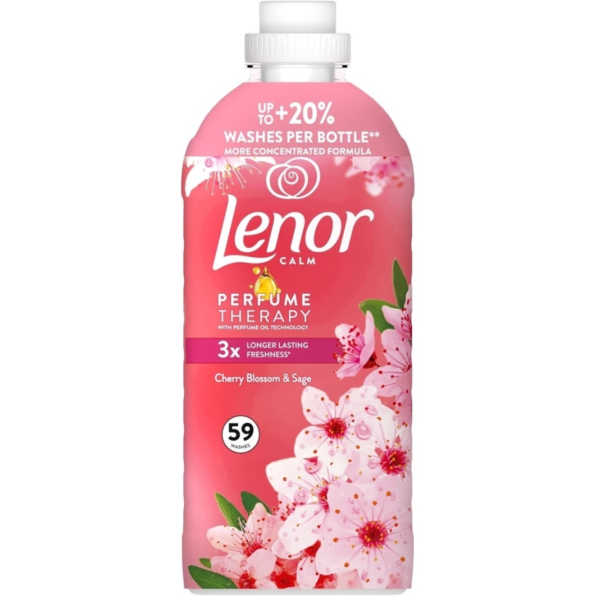 Мягчитель LENOR Цветки вишни и шалфей, 59 стирок, 1239мл – 3