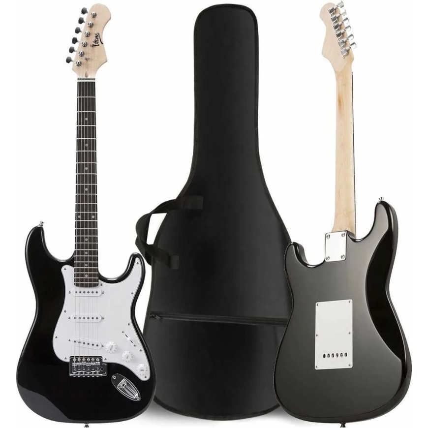 Carruzzo V-TONE EGA 39 BK elektrikitarr 4/4 Stratocaster 39" SSS komplekt – 2