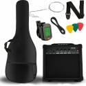 Carruzzo V-TONE EGA 39 BK elektriskā ģitāra 4/4 Stratocaster 39" SSS komplekts Carruzzo V-TONE EGA 39 BK elektriskā ģitāra 4/4 Stratocaster 39" SSS komplekts