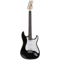 Carruzzo V-TONE EGA 39 BK электрогитара 4/4 Stratocaster 39" SSS комплект Carruzzo V-TONE EGA 39 BK электрогитара 4/4 Stratocaster 39" SSS комплект