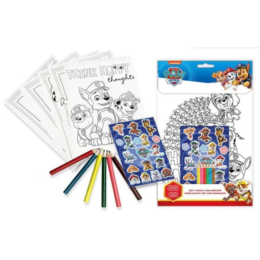 Lasten lisensointi Paw Patrol -värityskirja + lisätarvikkeet – 3