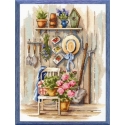 Beldizart Embroidery Kit "Village Corner" 25x34 cm S/MD021 Beldizart Embroidery Kit "Village Corner" 25x34 cm S/MD021