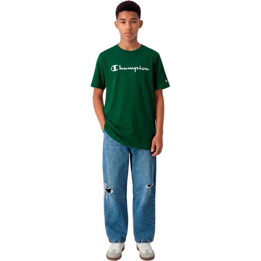 Champion SS Tee bērnu T-krekli zaļi 307322 GS559 (XS) – 4