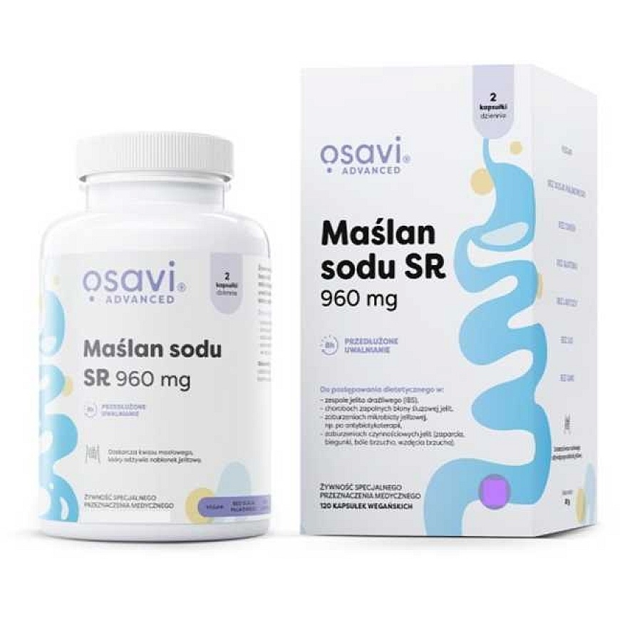 Osavi Sodium Butyrate SR 960 mg dietary supplement 60 capsules