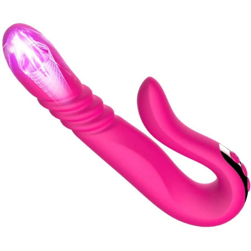 B-sarjan Cute B-sarjan Cute Deluxe Kiertävä Värisevä Työntäjä Punainen – 2