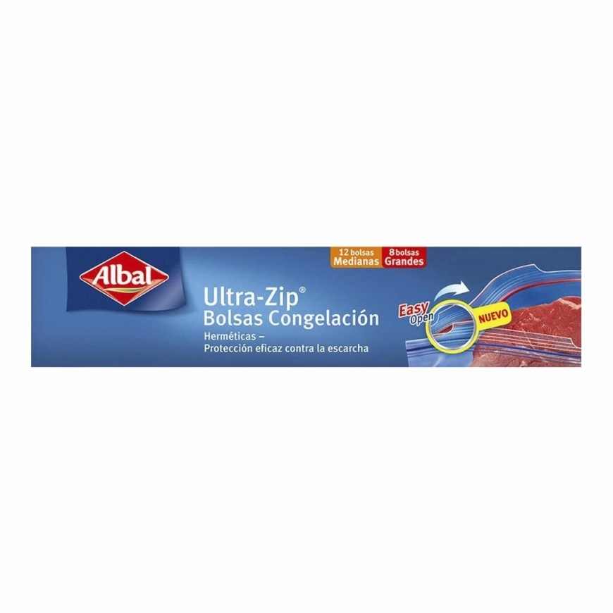 "Albal Ultra-Zip" pakastuspussi 2 kokoa 20 kappaletta – 2