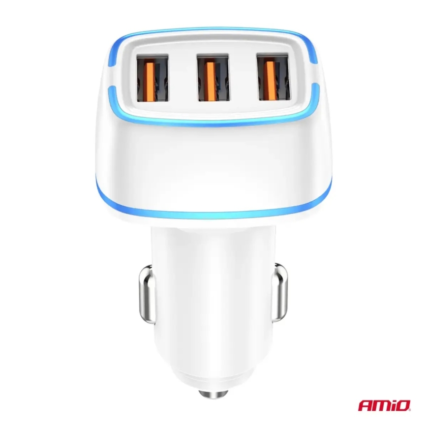 AMiO AMiO-03889 autolaadija | 30W | USB-A – 4