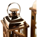 Mondex Since 1986 LEVI GOLD Komplekt 2 laternat 19,5x19,5x45cm/13,5x13,5x30,5cm Mondex Since 1986 LEVI GOLD Komplekt 2 laternat 19,5x19,5x45cm/13,5x13,5x30,5cm