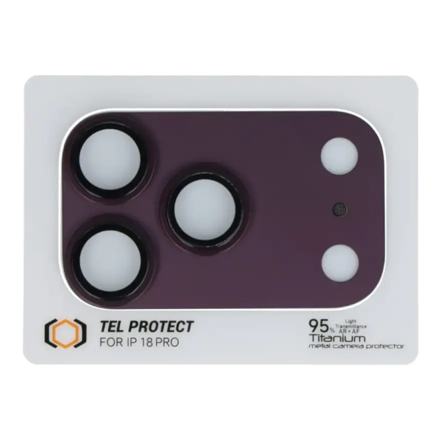 Tel Protect 95% AR+AF Full Metal kaamera kaitseklaas telefonile iPhone 18 Pro – 2