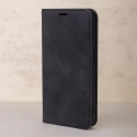 Smart Suede grāmatveida maciņš telefonam iPhone 17 Pro | iPhone 18 Pro melns Smart Suede grāmatveida maciņš telefonam iPhone 17 Pro | iPhone 18 Pro melns
