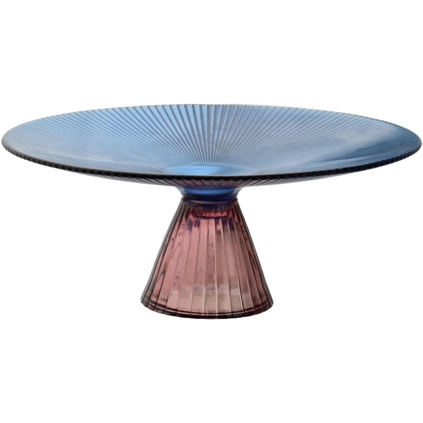 Allesken DAZ GLASS Flat Cake Stand 26x10cm – 2