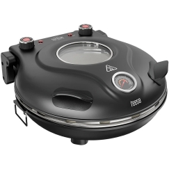 TEESA SUPREME MAX tosteris 1800 W, 400 grādi, divi sildīšanas elementi, kaste, melns, 35 cm