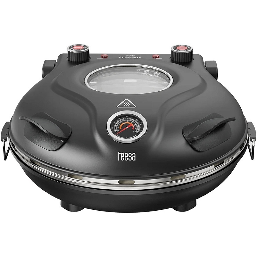 TEESA SUPREME MAX tosteris 1800 W, 400 grādi, divi sildīšanas elementi, kaste, melns, 35 cm – 5