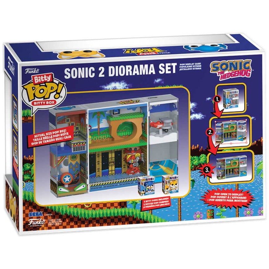 Funko Bitty POP Boxes -figuuri Sonic The Hedgehog Sonic 2 -diorama Set – 3