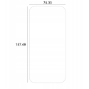 Гибридное стекло Etteri для iPhone 16 Plus 6,7"