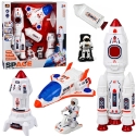 Lean Toys Cosmos Toy Set with Light and Sound Effects, White, Orange and Blue Lean Toys Cosmos Toy Set with Light and Sound Effects, White, Orange and Blue