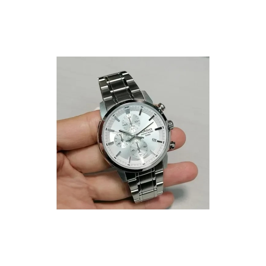 CASIO MTPE510D7AVDF-kello. Kvartsikello, harmaa väri. Miehille. – 4