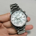 Laikrodis CASIO MTPE510D7AVDF. Kvarcinis, pilkos spalvos. Vyrams.