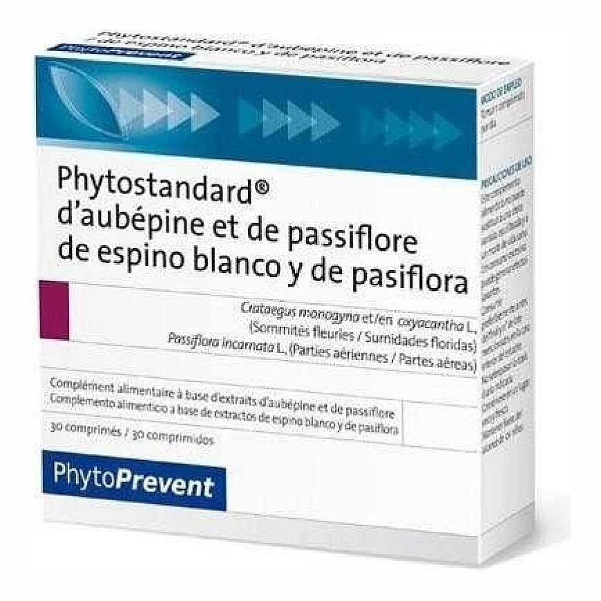Pileje Phytostandard Hawthorn un Passionflower 30 kapsulas