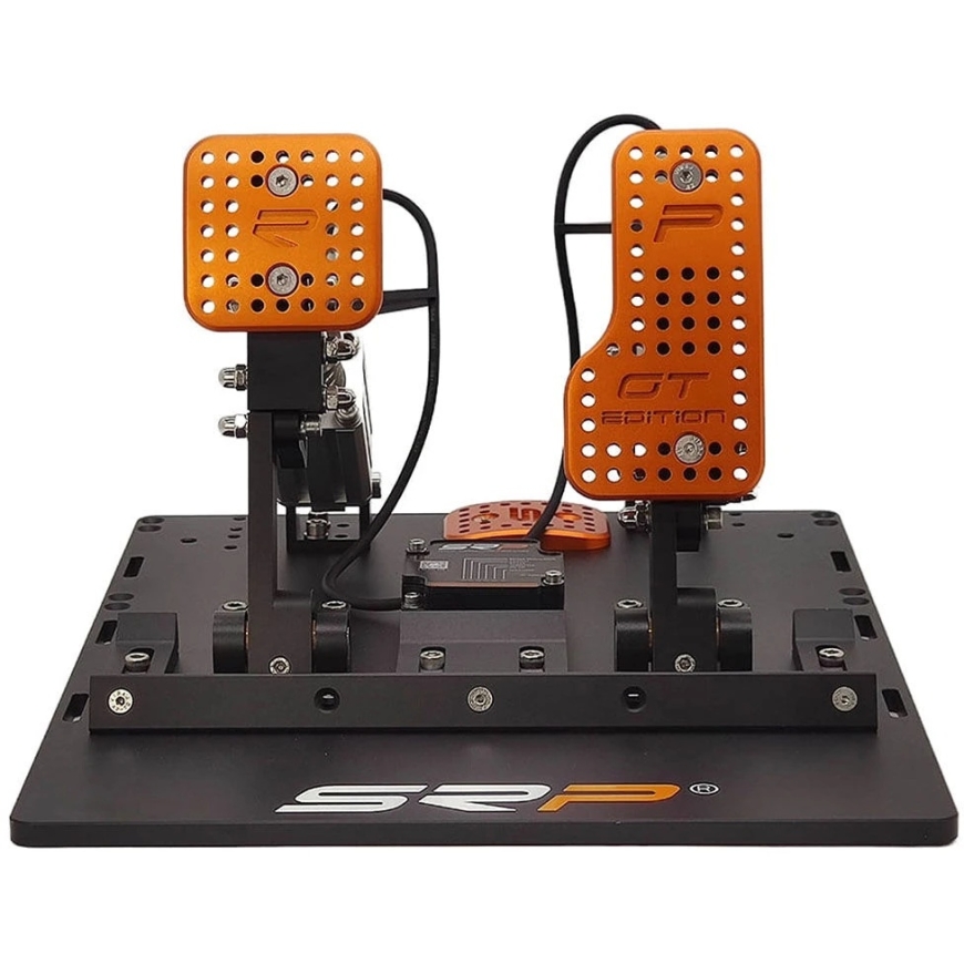 SRP GT-R 2P Sim Racing Pedal Set, pneumaatinen, 16-bittinen, 15-45 mm - musta – 2