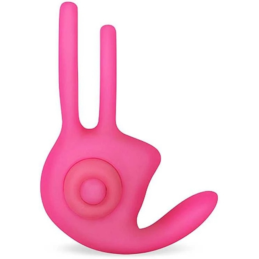 "Lovetoy" double vibrating penis ring, pink – 5